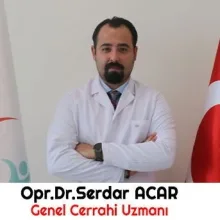 Op. Dr. Serdar Acar — Genel Cerrahi, Isparta. Portre fotoğrafı.
