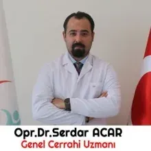 Op. Dr. Serdar Acar — Genel Cerrahi, Isparta. Portre fotoğrafı.