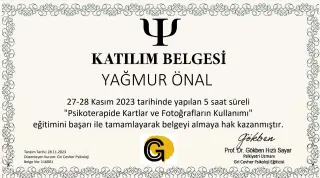 Kl. Psk. Yağmur Önal profilinde yer alan galeri fotoğrafı.