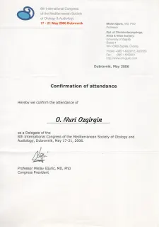 Prof. Dr. Nuri Özgirgin profilinde yer alan galeri fotoğrafı.