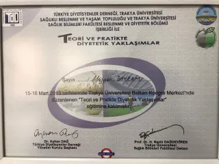 Dyt. Müjgan Bayram profilinde yer alan galeri fotoğrafı.
