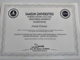 Psk. Sinem Erusta profilinde yer alan galeri fotoğrafı.