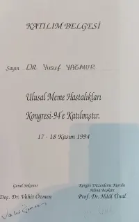Prof. Dr. Yusuf Yağmur profilinde yer alan galeri fotoğrafı.