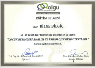 Uzm. Psk. Bilge Yar profilinde yer alan galeri fotoğrafı.