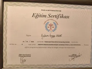 Uzm. Psk. Eylem Esen profilinde yer alan galeri fotoğrafı.