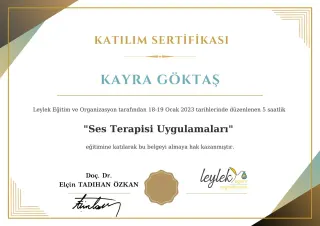 Uzm. Dkt. Kayra Göktaş profilinde yer alan galeri fotoğrafı.