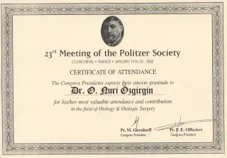 Prof. Dr. Nuri Özgirgin profilinde yer alan galeri fotoğrafı.