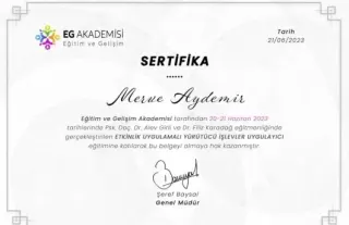 Dkt. Merve Aydemir Ertürkmen profilinde yer alan galeri fotoğrafı.