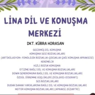 Dkt. Kübra Horasan — Dil ve Konuşma Terapisi, Niğde. Portre fotoğrafı.