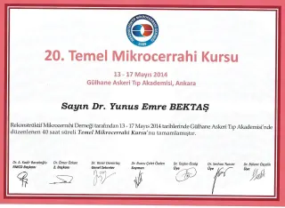 Op. Dr. Yunus Emre Bektaş profilinde yer alan galeri fotoğrafı.