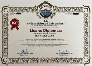 Dyt. Sena Akbulut profilinde yer alan galeri fotoğrafı.
