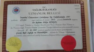 Uzm. Dr. R. Hülya Bingöl Çağlayan profilinde yer alan galeri fotoğrafı.