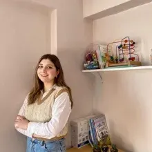 Dkt. Selenay Aleyna Özensoy — Dil ve Konuşma Terapisi, İstanbul. Portre fotoğrafı.