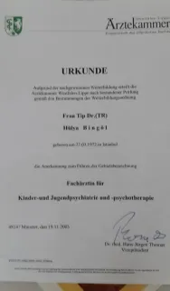 Uzm. Dr. R. Hülya Bingöl Çağlayan profilinde yer alan galeri fotoğrafı.