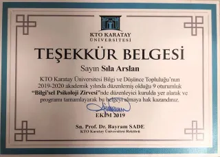 Kl. Psk. Sıla Arslan profilinde yer alan galeri fotoğrafı.