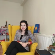 Psk. Dan. Merve Sezen — Psikolojik Danışma ve Rehberlik. Portre fotoğrafı.