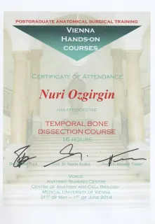 Prof. Dr. Nuri Özgirgin profilinde yer alan galeri fotoğrafı.