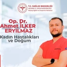 Op. Dr. Ahmet İlker Eryılmaz — Kadın Hastalıkları Ve Doğum, Antalya. Portre fotoğrafı.