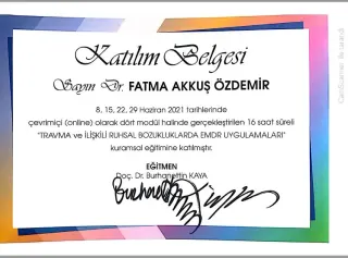 Uzm. Dr. Fatma Akkuş Özdemir profilinde yer alan galeri fotoğrafı.
