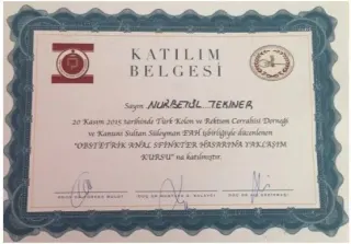Uzm. Dr. Nur Betül Tekiner profilinde yer alan galeri fotoğrafı.
