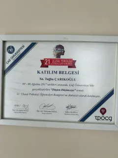 Kl. Psk. Tuğba Çakıroğlu profilinde yer alan galeri fotoğrafı.