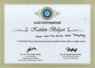 Uzm. Fzt. Seda Türkyılmaz profilinde yer alan galeri fotoğrafı.