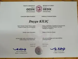 Kl. Psk. Duygu Kılıç profilinde yer alan galeri fotoğrafı.