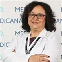 Uzm. Dr. Gülbiye Güler — Dermatoloji, Nilüfer, Bursa. Portre fotoğrafı.