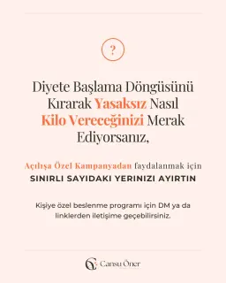 Dyt. Cansu Öner profilinde yer alan galeri fotoğrafı.