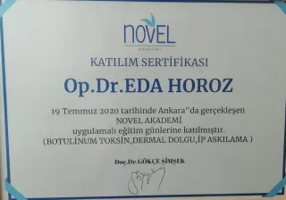 Op. Dr. Eda Çabuk Horoz profilinde yer alan galeri fotoğrafı.