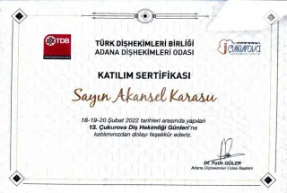 Dt. Akansel Karasu profilinde yer alan galeri fotoğrafı.