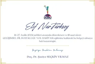 Dkt. Elif Nur Türksoy Kıcık profilinde yer alan galeri fotoğrafı.
