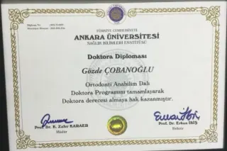 Dr. Dt. Gözde Çobanoğlu profilinde yer alan galeri fotoğrafı.