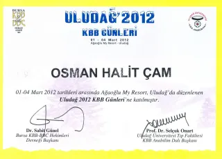 Doç. Dr. Osman Halit Çam profilinde yer alan galeri fotoğrafı.