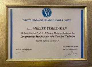 Uzm. Dr. Melike Yerebakan Tüzer profilinde yer alan galeri fotoğrafı.