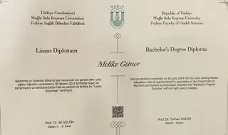 Dyt. Melike Güner profilinde yer alan galeri fotoğrafı.