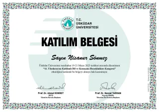 Dkt. Nisanur Sönmez profilinde yer alan galeri fotoğrafı.