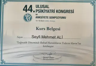 Uzm. Dr. Seyfi Memetali profilinde yer alan galeri fotoğrafı.