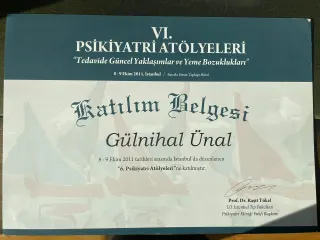 Uzm. Dr. Gülnihal Gökçe Ünal profilinde yer alan galeri fotoğrafı.