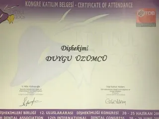 Dt. Duygu Üzümcü profilinde yer alan galeri fotoğrafı.