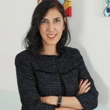 Uzm. Psk. Burcu Arabacı Yılmaz — Psikoloji, Ankara. Portre fotoğrafı.