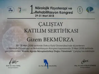 Fzt. Gizem Bekmürza profilinde yer alan galeri fotoğrafı.