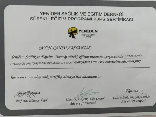 Uzm. Psk. Cansu Arslantaş Süren profilinde yer alan galeri fotoğrafı.