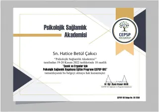 Kl. Psk. Hatice Betül Çakıcı profilinde yer alan galeri fotoğrafı.