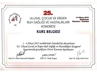 Uzm. Dr. Fatma Akkuş Özdemir profilinde yer alan galeri fotoğrafı.
