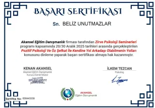 Kl. Psk. Beliz Unutmazlar profilinde yer alan galeri fotoğrafı.
