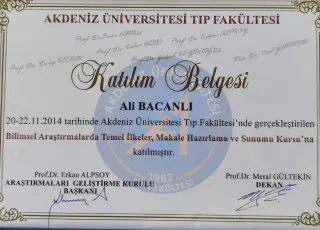 Uzm. Dr. Ali Bacanlı profilinde yer alan galeri fotoğrafı.