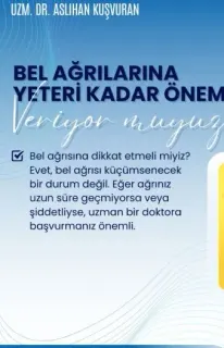 Uzm. Dr. Aslıhan Kuşvuran profilinde yer alan galeri fotoğrafı.