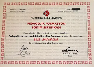 Kl. Psk. Beliz Unutmazlar profilinde yer alan galeri fotoğrafı.
