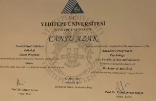 Kl. Psk. Cansu Azak Kahya profilinde yer alan galeri fotoğrafı.